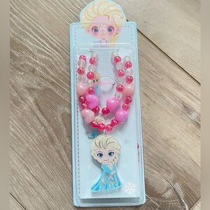 Frozen Elsa 3 pieces jewelry Set for girls